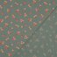 Baumwolljersey Mini Blumenstrauß - salbei meliert