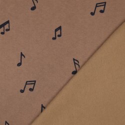 Wintersweat Musiknoten - kamel