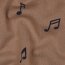 Wintersweat Musiknoten - kamel