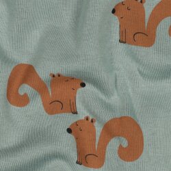 Wintersweat SQUIRRELS - altgrün