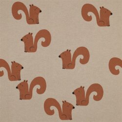 Wintersweat SQUIRRELS - sand