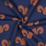 Wintersweat SQUIRRELS - jeansblau