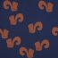 Wintersweat SQUIRRELS - jeansblau