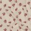Musselin Punkte Blumen - softhellpfirsich/rot