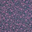 Baumwolljersey Blumenwind - dunkelpetrol/hellpink