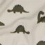 Musselin BIO~Organic Dinos - natur/oliv