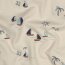 Baumwolljersey  Bio~Organic Segelboote - natur
