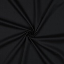 Baumwoll Viskose Mix - schwarz