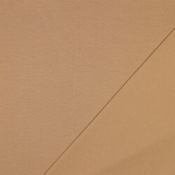 Baumwolljersey Bio~Organic *Gerda* - kamelbeige