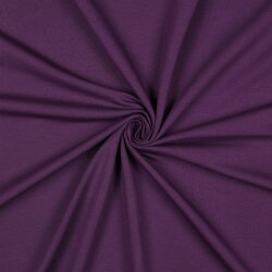 French Terry Bio~Organic - dunkelpflaume