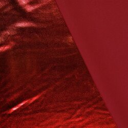 Folienjersey Uni - rot