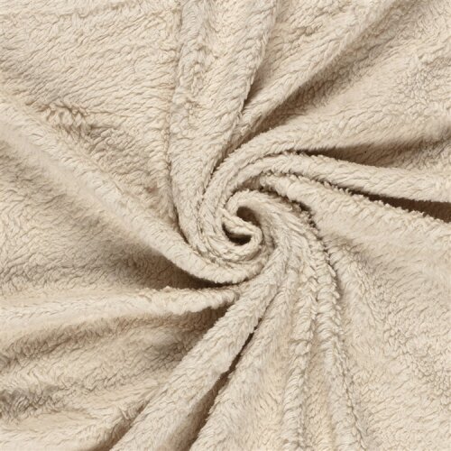 Baumwoll Teddy *Marie* - hellbeige