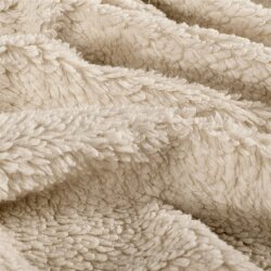 Baumwoll Teddy *Marie* - hellbeige