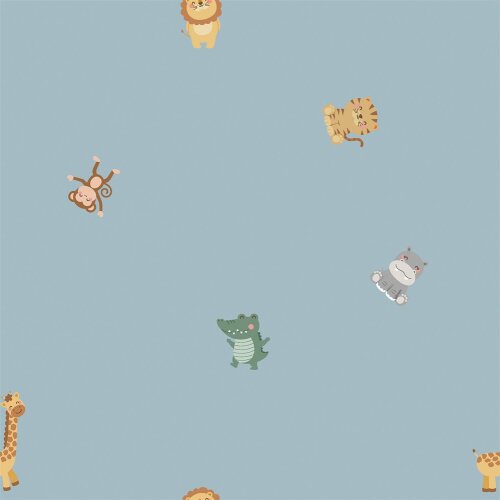Regenjackenstoff Digital Mini Tiere - helljeans
