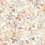 Regenjackenstoff Digital Floral - creme