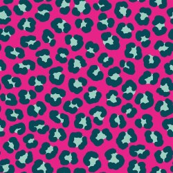 Regenjackenstoff Digital Leotupfen - pink