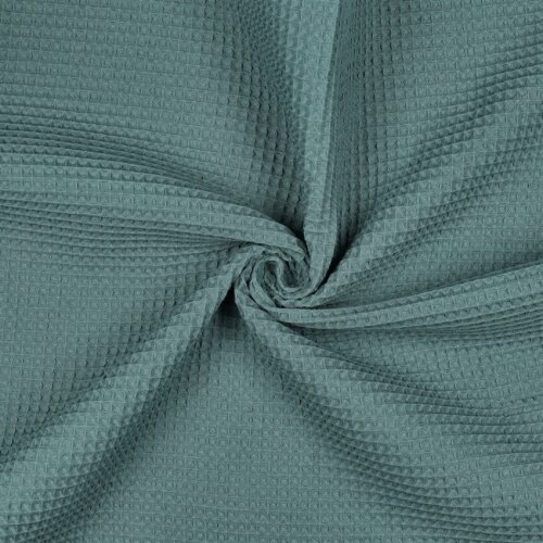 Waffelpiqué *Vera* 6mm - cyanblau