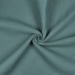 Waffelpiqué *Vera* 6mm - cyanblau