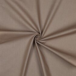 Baumwollpopeline *Vera* Uni - kaltbraun