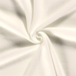 Antipilling Fleece *Marie* Uni - cremeweiß