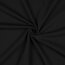 Baumwolljersey Interlock - schwarz
