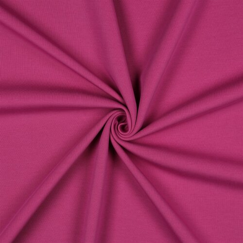 Baumwolljersey Interlock - fuchsia