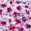 French Terry Digital schöne Blüten - fuchsia