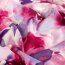 French Terry Digital schöne Blüten - fuchsia