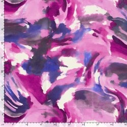 French Terry Digital Farbverlauf - fuchsia