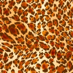 French Terry Digital Leo - pfirsich