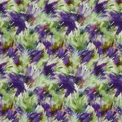 French Terry Digital abstrakte Striche -...