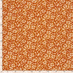 French Terry Digital Kunst - orange