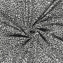 French Terry Digital Leoflecken - creme