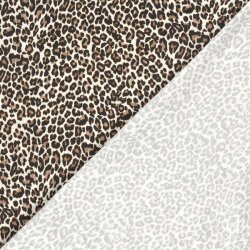 French Terry Digital Leopard - beige