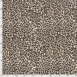 French Terry Digital Leopard - beige