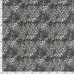 French Terry Digital Leotupfen - creme