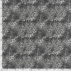 French Terry Digital Leotupfen - creme