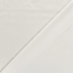 Baumwollsatin - wollweiß - creme