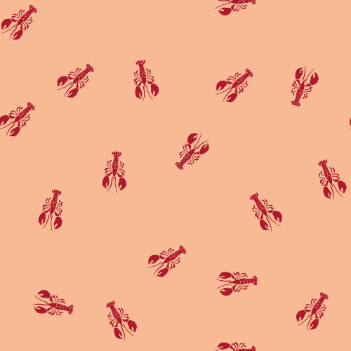 Musselin Hummer - lachs