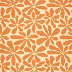 Musselin Blumenprint - lachs