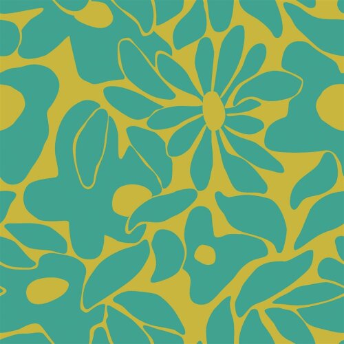 Musselin Blumenformen - limettengrün