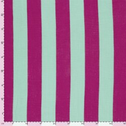 Musselin breite Streifen - pink/mint