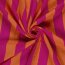 Musselin breite Streifen - pink/lachs