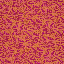 Musselin Pflanzen - lachs/pink