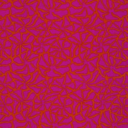 Musselin Blütenformen - koralle/pink