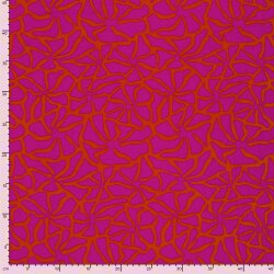 Musselin Blütenformen - koralle/pink