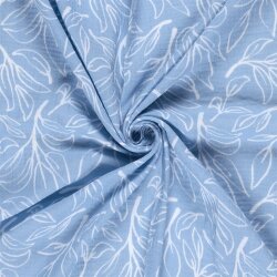 Musselin Zweige - eisblau