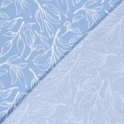 Musselin Zweige - eisblau