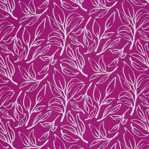 Musselin Zweige - dunkelpink