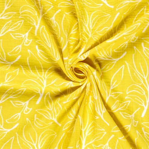 Musselin Zweige - gelb